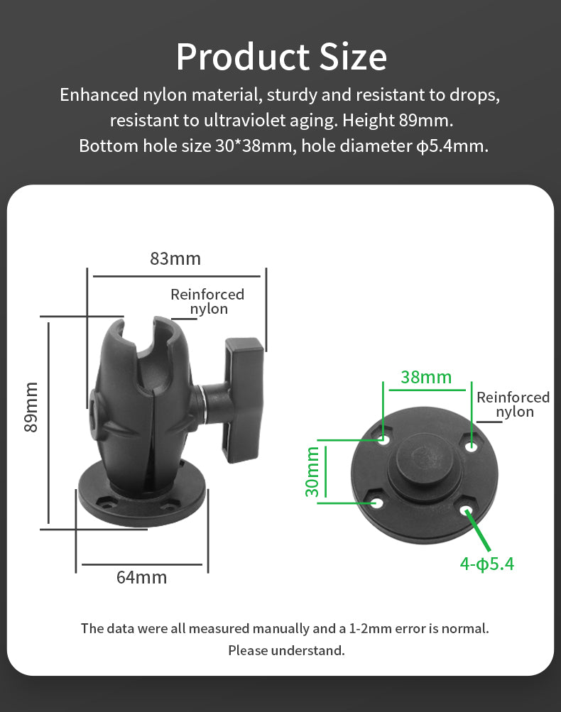 VINmounts Apply to 8-14" Rugged Tablet Holder with Rotating Adjustment for Car Dashboard Smart Terminal Tablet Mount