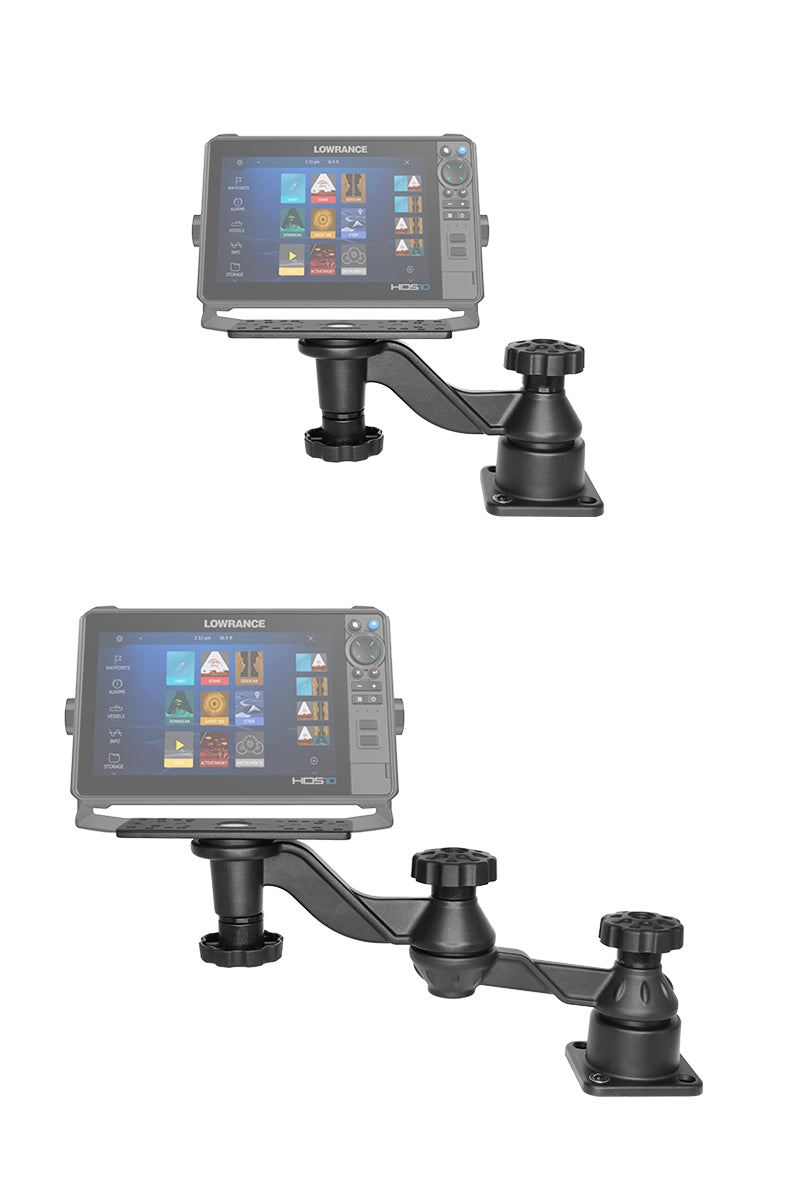 VINmounts Horizontal 6" Swing Arm Mount for Fishfinders & Chartplotters Compatible with Garmin,Lowrance,Humminbird and More VIN-TYQ-HB-01