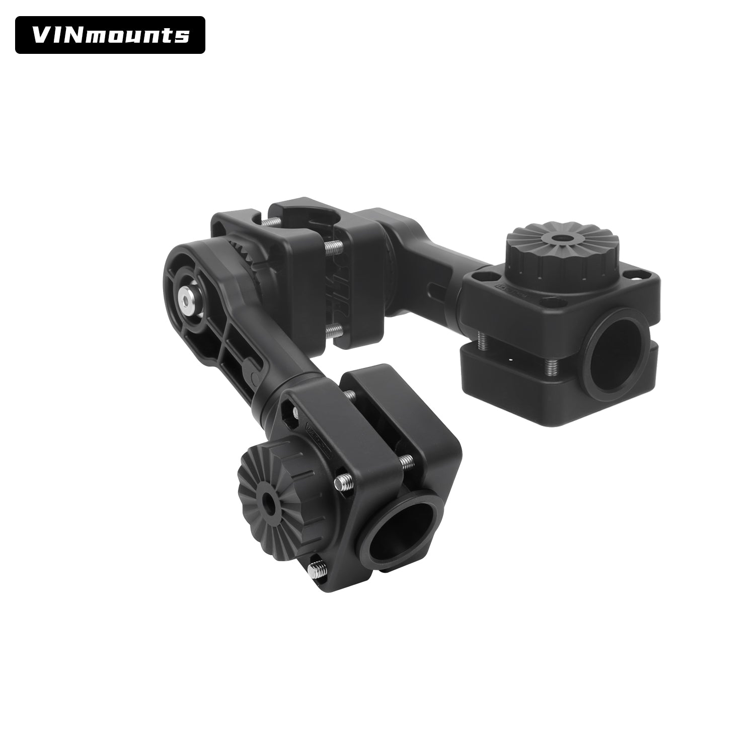 VINmounts Double 0 Degree Pole Mount for Garmin LiveScope XR LVS62 Transducer, Reinforced Naylon Livescope Mount VIN-TYQ-FD02-62+62