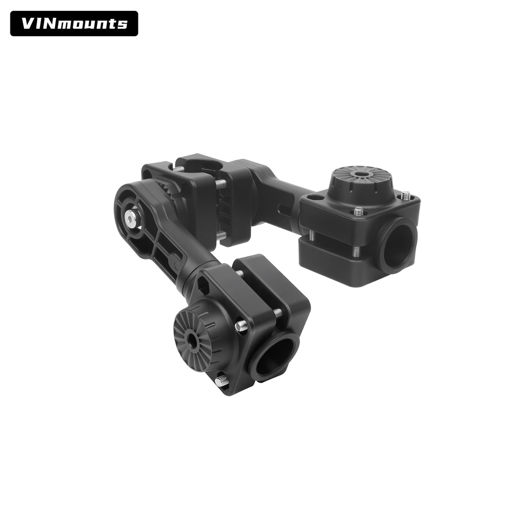 VINmounts Double 0 Degree Pole Mount for Garmin LiveScope Plus LVS34 Transducer, Reinforced Naylon Livescope Mount VIN-TYQ-FD02