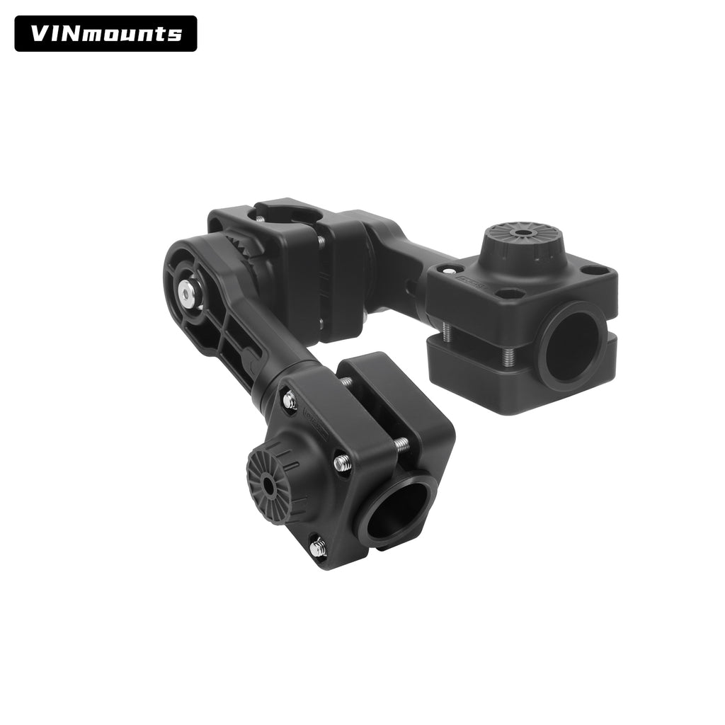VINmounts 0 Degree Pole Mount for Garmin LiveScope System LVS32 Transducer, Reinforced Naylon Livescope Mount VIN-TYQ-FD02-32+32