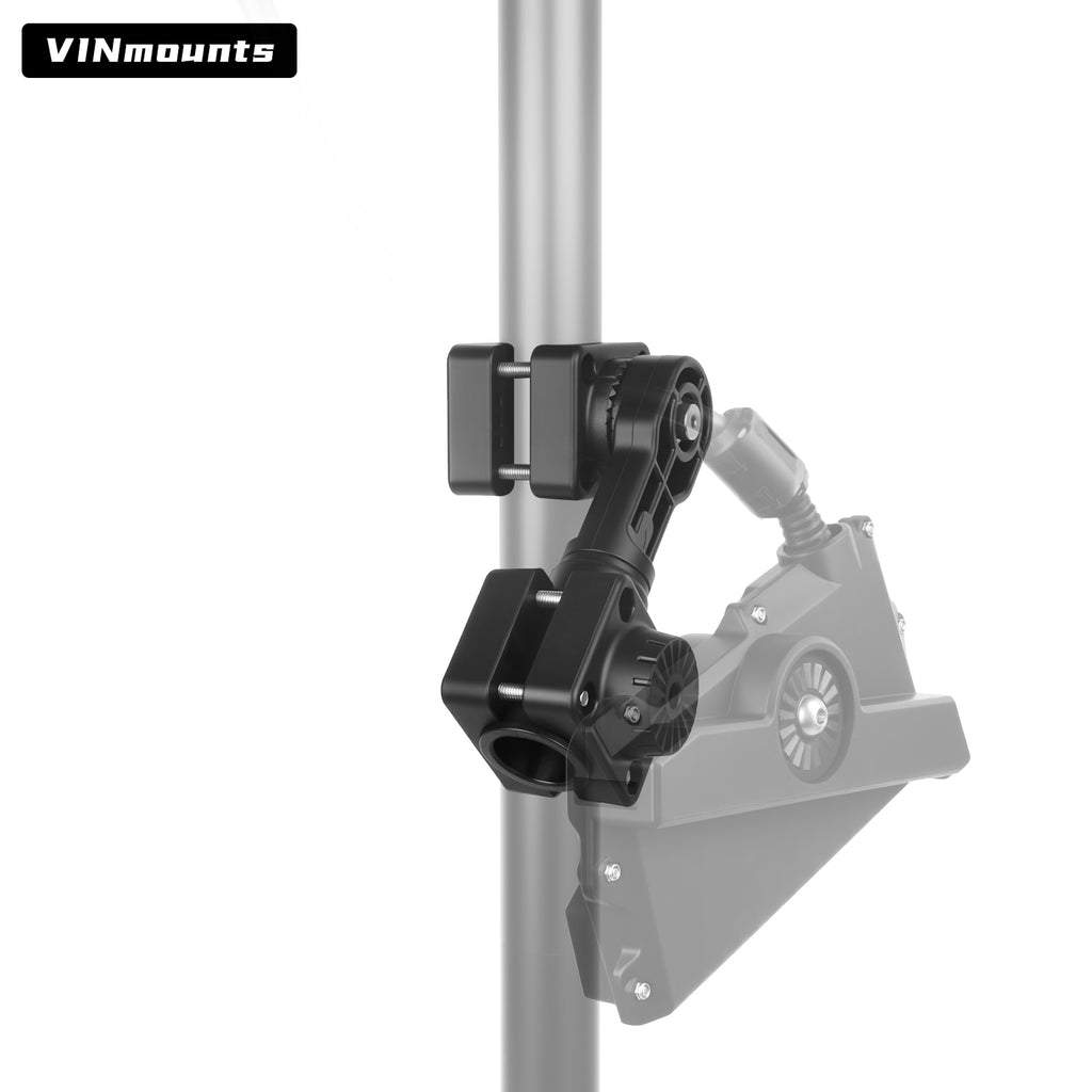 VINmounts 0 Degree Pole Mount for Garmin Livescope Plus LVS34 Transducer, Corrosion-Resistant Holder for Boat Fishfinder VIN-TYQ-FD01