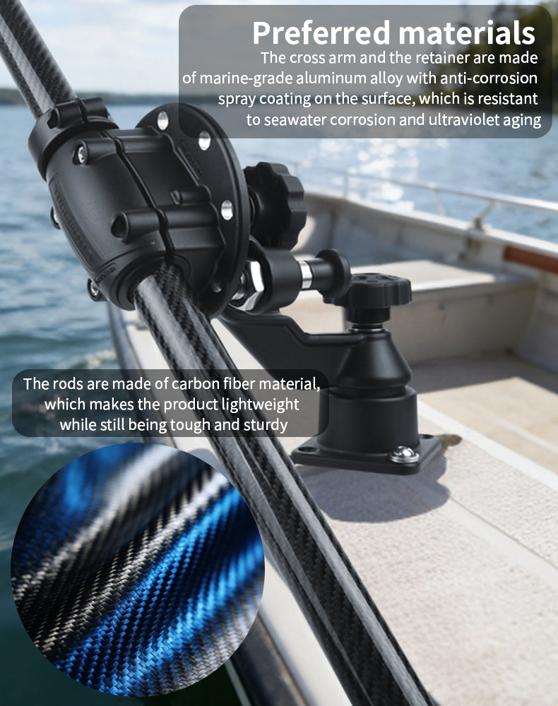 VINmounts Sonar Probe Fixed Carbon Fiber Universal Adjustment Bracket VIN-TYQ-004-ZJ