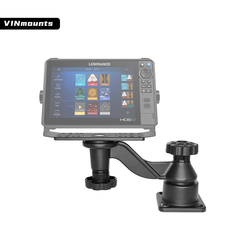 VINmounts Horizontal 6" Swing Arm Mount for Fishfinders & Chartplotters Compatible with Garmin,Lowrance,Humminbird and More VIN-TYQ-HB-01