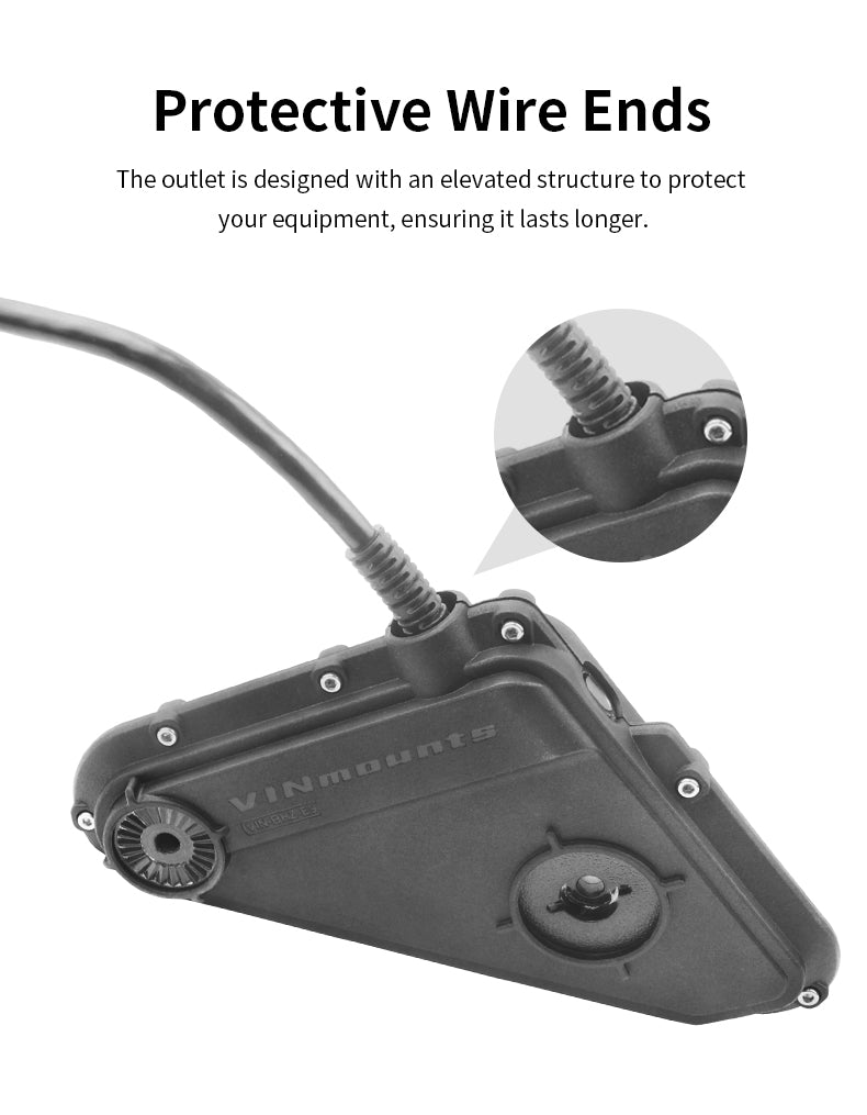 VINmounts Protective Cover Compatible with Lowrance Eagle Eye 9 Fish Finder, Marine Sonar Display Guard, Shockproof Boat Electronics Protector VIN-BHZ-E9