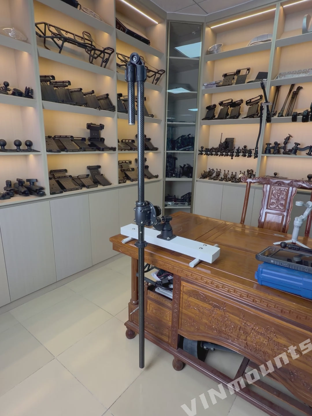 VINmounts Sonar Probe Fixed Carbon Fiber Universal Adjustment Bracket VIN-TYQ-004-ZJ